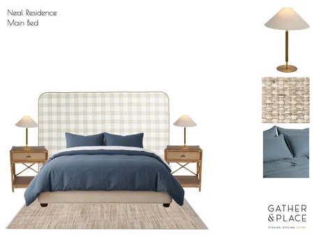 Neal Residence Primary Interior Design Mood Board by Gather & Place