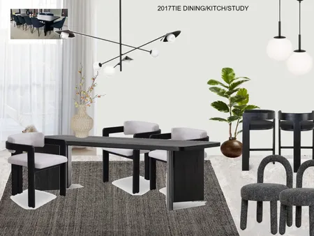 2017TIE DINING/KITCH/STUDY Interior Design Mood Board by daina.tadic