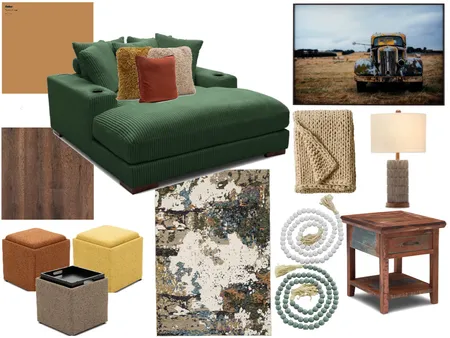 Haven Chaise Green Interior Design Mood Board by Beverly Zaske