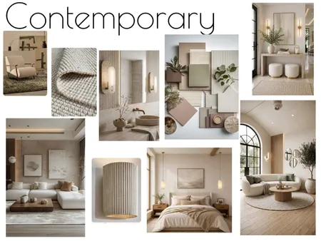contemporary 2 redesign Interior Design Mood Board by Pink_trm@hotmail.com