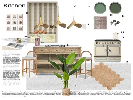 Kitchen SAMPLE BOARD Interior Design Mood Board by SarBearDesi
