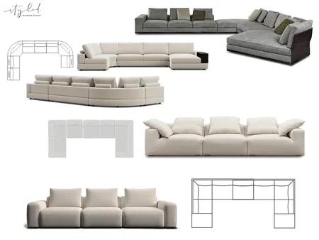 Mills Sofa Options Interior Design Mood Board by Styled Interior Design