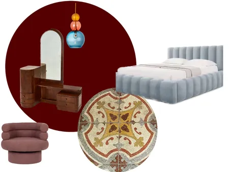1930s - Bedroom Interior Design Mood Board by G
