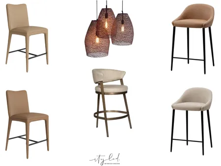 Mills Barstool Options Interior Design Mood Board by Styled Interior Design