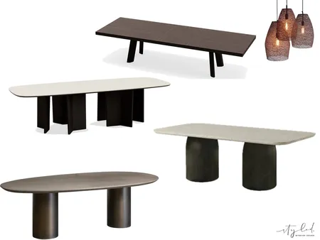 Mills Dining Table Options Interior Design Mood Board by Styled Interior Design