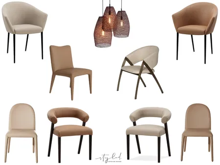 Mills Dining Chair Options Interior Design Mood Board by Styled Interior Design