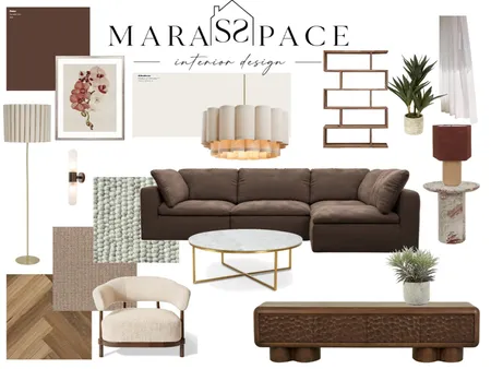 Living room - Soft Organic Contemporary Interior Design Mood Board by Mara's Space