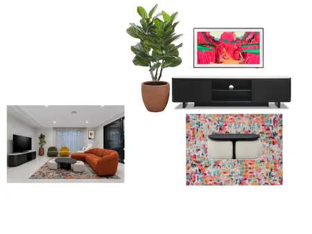 Downstairs Living Room Interior Design Mood Board by IIDR Interior Design