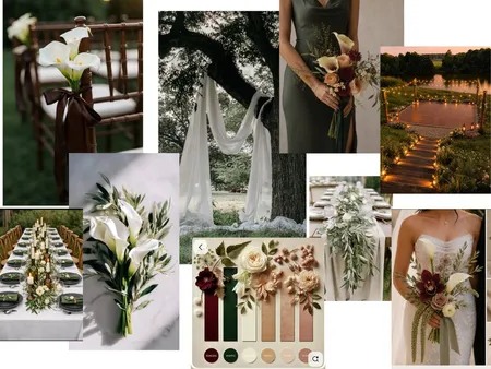 fall wedding Interior Design Mood Board by darcievoorhees