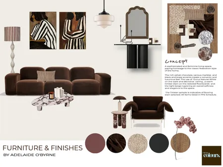 S6 A2 - CONCEPT Interior Design Mood Board by addieobyrne