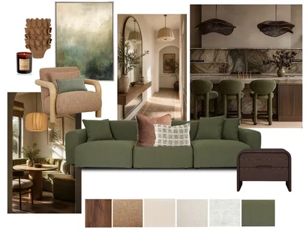 mood board Green Interior Design Mood Board by teenz27