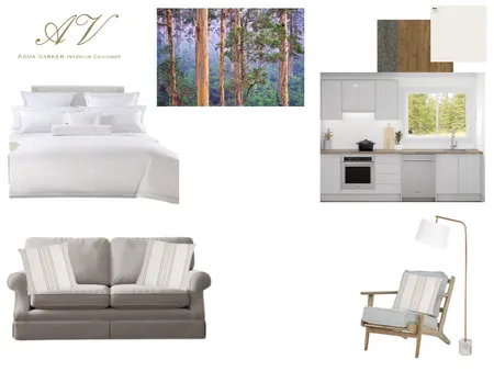 Shortstay Forrest Sanctuary Denmark WA Interior Design Mood Board by Adua