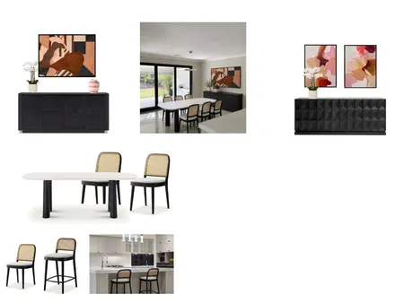 Dining Area Interior Design Mood Board by IIDR Interior Design