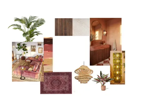 Sunset Bohemia Interior Design Mood Board by l.nwll