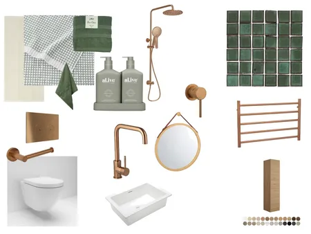 Bathroom Reno Interior Design Mood Board by Fabsee