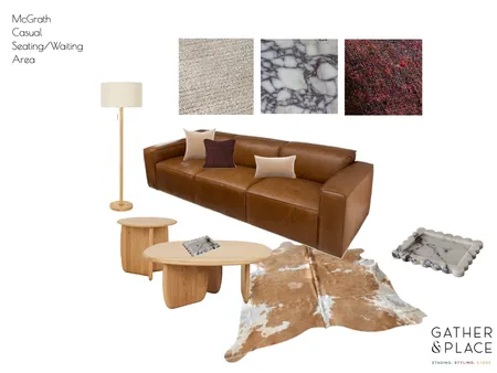 McGrath Casual Seating / Waiting Interior Design Mood Board by Gather & Place