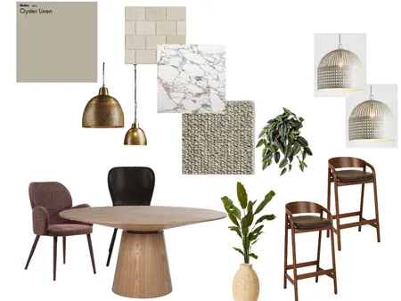 Kitchen Dining Deep & Moody Interior Design Mood Board by carolynporteous