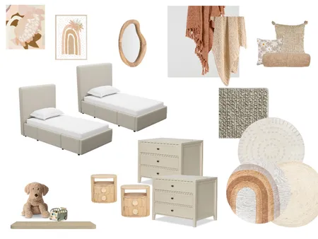 Kids Bedroom Interior Design Mood Board by carolynporteous