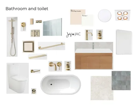 Woodlands Bathroom & Toilet Interior Design Mood Board by Jas and Jac