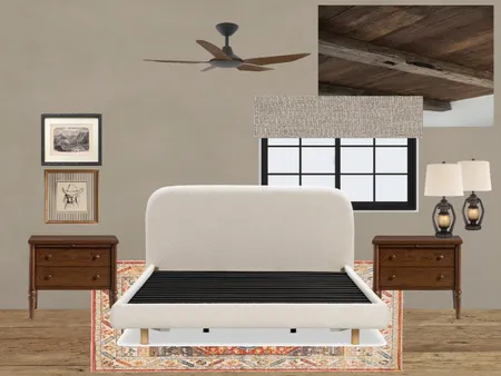 Redwood Creek Cabin, Guest Bedroom Interior Design Mood Board by Amanda Lutz