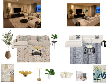 Family Room Upstairs Interior Design Mood Board by IIDR Interior Design
