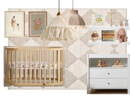Natalie's baby nursery Interior Design Mood Board by Jess