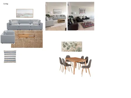 Living + Dining Interior Design Mood Board by IIDR Interior Design