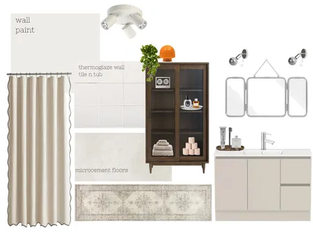 leanyer budget no demo bathroom Interior Design Mood Board by Sonya Ditto