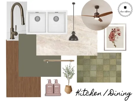 Bruce kitchen dining Interior Design Mood Board by CloverInteriors