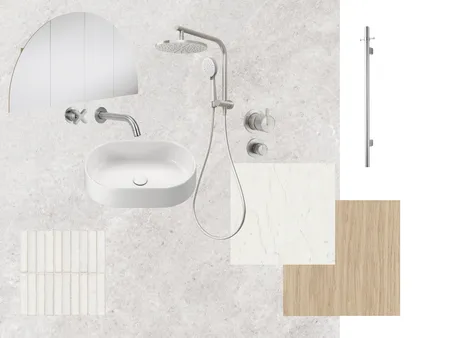Ensuite Interior Design Mood Board by gteather