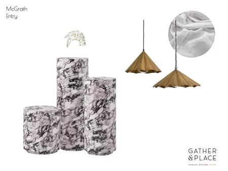 McGrath Entry Interior Design Mood Board by Gather & Place