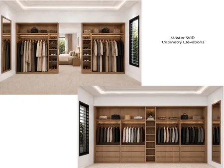 Mangan - WIR Cabinetry Elevations Interior Design Mood Board by Styled Interior Design
