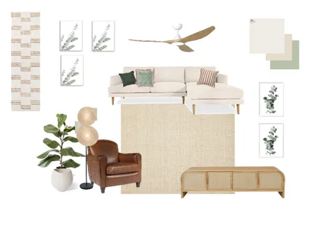 Cozy and Calm lounge Interior Design Mood Board by Cantwell Interiors