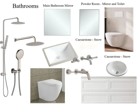 Bathrooms Interior Design Mood Board by Coastal Design and Renovations