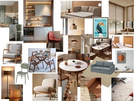 combined living dining with kitchenette Interior Design Mood Board by brooky0815@gmail.com