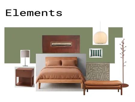 Hillary st bedroom elements Interior Design Mood Board by Katie Riddell Interior Decorator