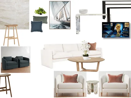 LIVING/DINING Interior Design Mood Board by ATR