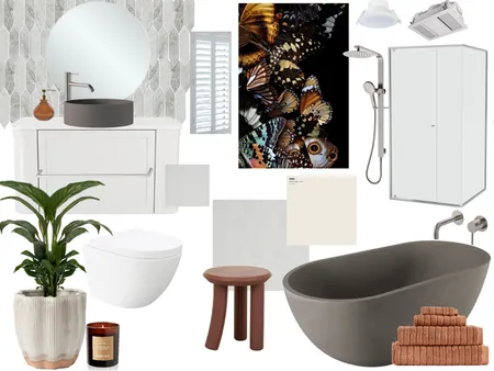Module Nine Bathroom Actual Interior Design Mood Board by Embellish Interiors