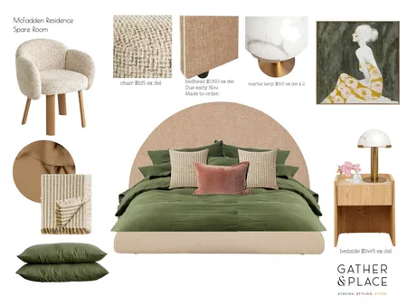 McFadden Residence Interior Design Mood Board by Gather & Place
