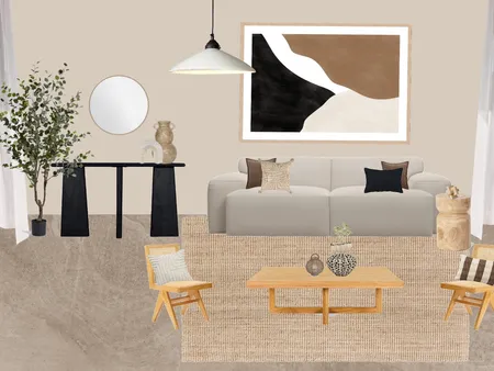 Japandi Interior Design Mood Board by :)