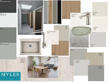 Farahanaz - Commercial Project - Vinyl Flooring Interior Design Mood Board by Stacey Myles