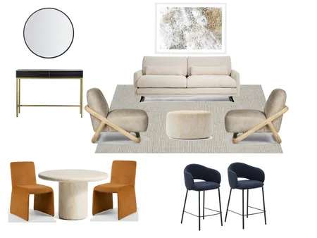 AMAYA - Sales Suite Living Dining 2 bed Sept Interior Design Mood Board by Bronwynblue