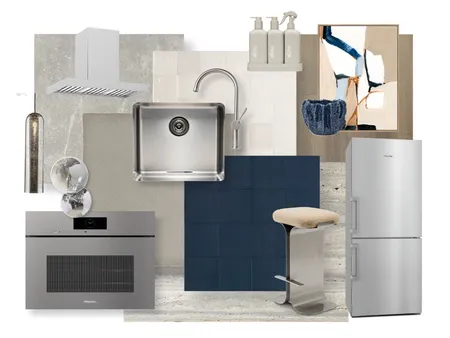Contemporary Kitchen Interior Design Mood Board by Genevieve Erougian