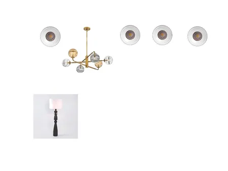 Lighting AT2 Master Bedroom Interior Design Mood Board by S.W.