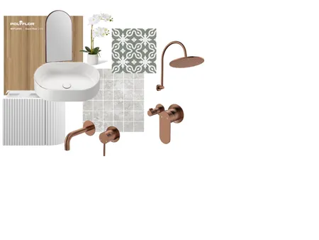 Ensuite Interior Design Mood Board by J Macblake