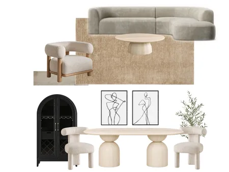 Option 2 - Steph and Gian wheat rug Interior Design Mood Board by MaryV