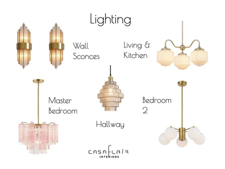 Lighting - Manly Interior Design Mood Board by Casa Flair Interiors