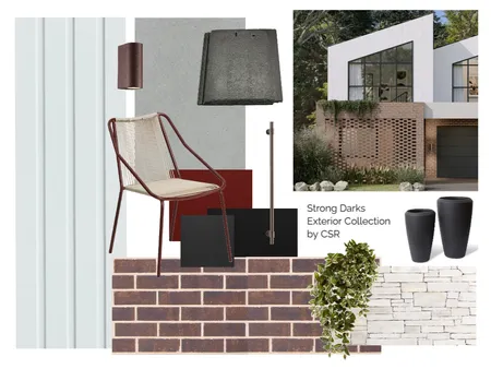 Strong Darks Exterior Collection Interior Design Mood Board by CSR Limited