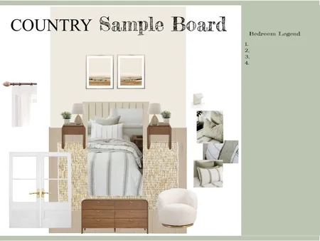 Country Bedroom Sample Board 2 Interior Design Mood Board by michaelahartwig@hotmail.com