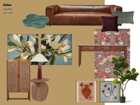 Arts and Crafts Sample Board - mod 3 Interior Design Mood Board by etindale